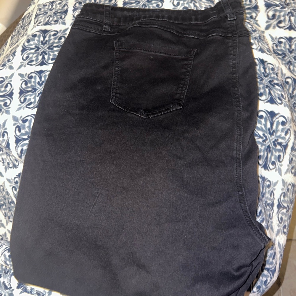 Classic Black Pants - Solid Straight Leg - image 2